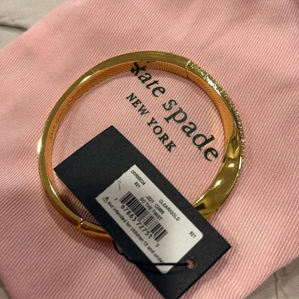 Kate Spade Gold Pave Crystal Bracelet - Picture 3 of 3
